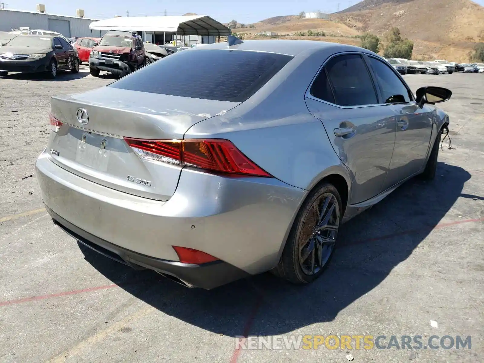 4 Photograph of a damaged car JTHBA1D28K5093989 LEXUS IS 2019