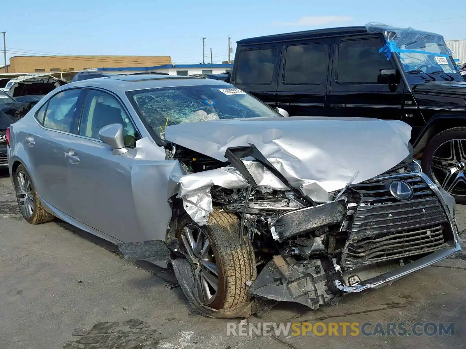 1 Photograph of a damaged car JTHBA1D28K5094771 LEXUS IS 2019