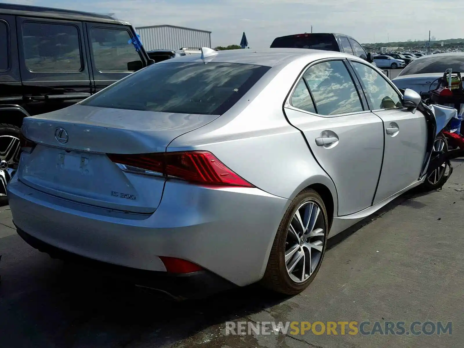 4 Photograph of a damaged car JTHBA1D28K5094771 LEXUS IS 2019