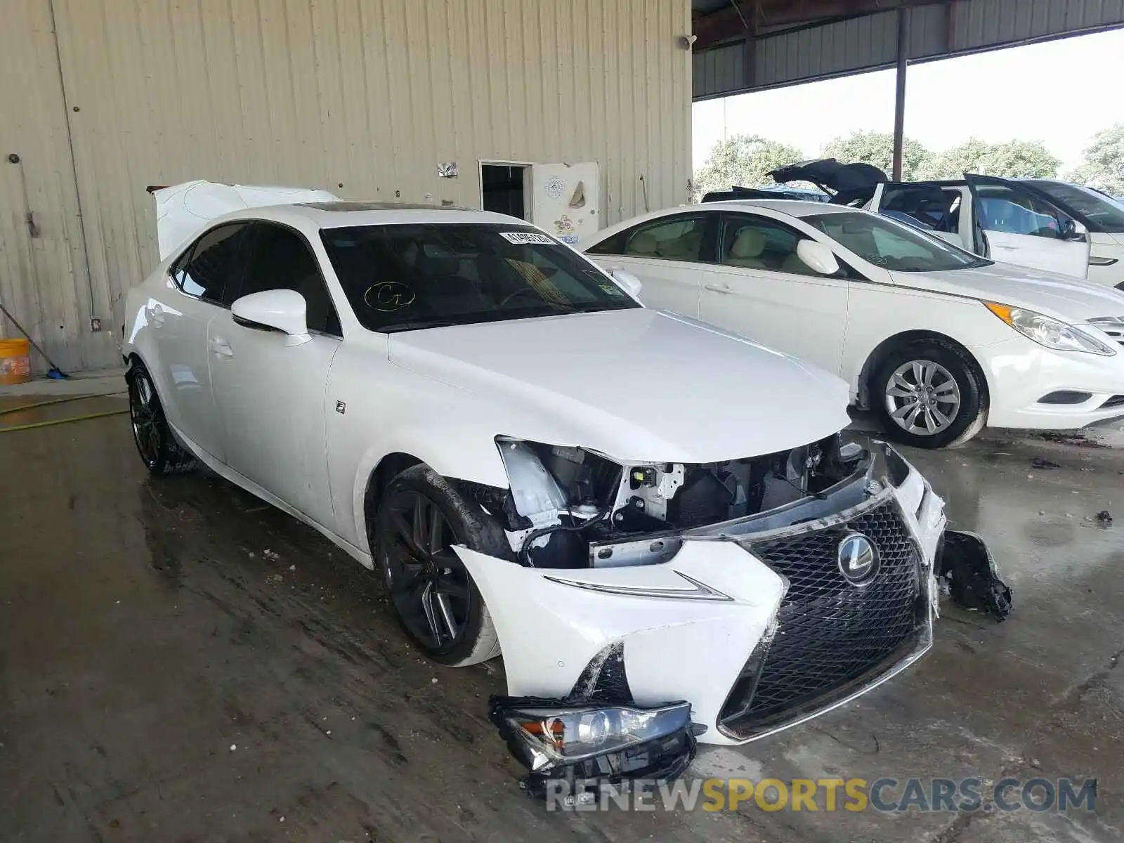 1 Photograph of a damaged car JTHBA1D28K5095807 LEXUS IS 2019