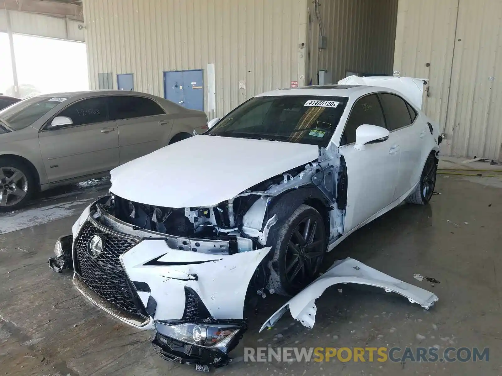 2 Photograph of a damaged car JTHBA1D28K5095807 LEXUS IS 2019