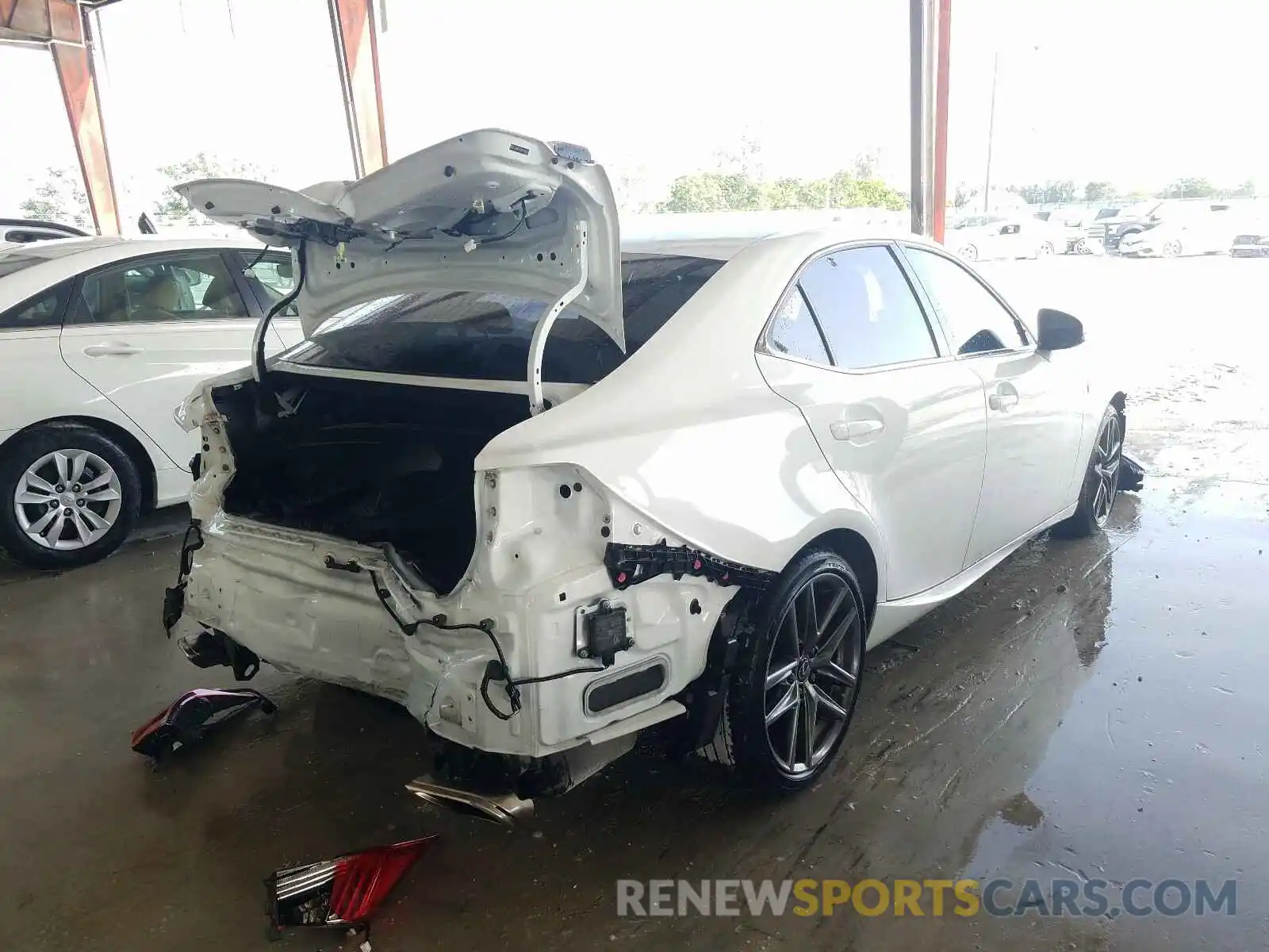 4 Photograph of a damaged car JTHBA1D28K5095807 LEXUS IS 2019