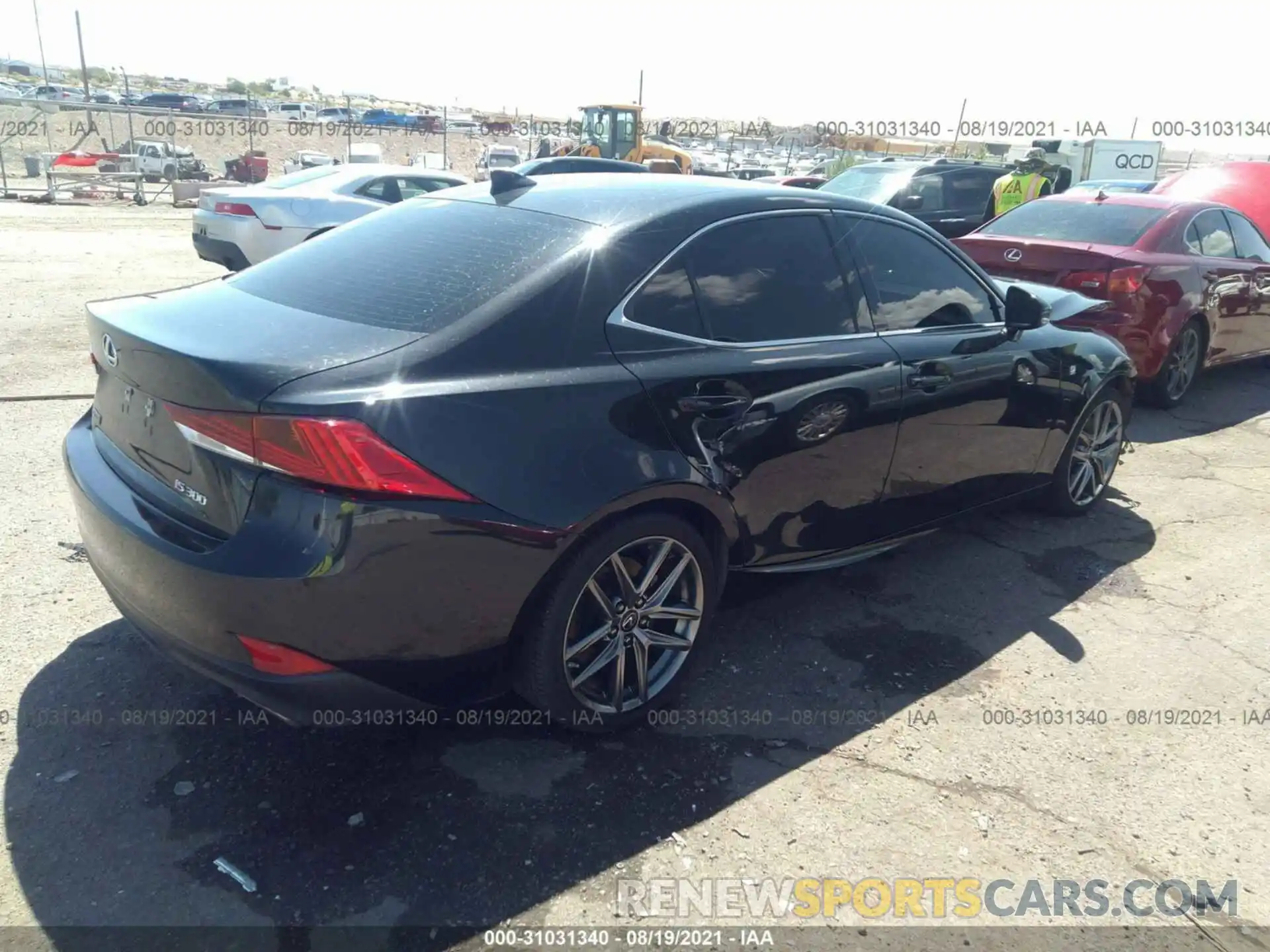 4 Photograph of a damaged car JTHBA1D28K5096780 LEXUS IS 2019