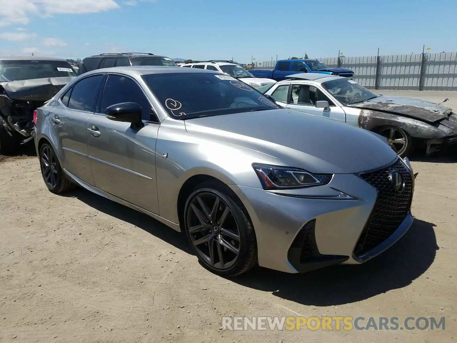 1 Photograph of a damaged car JTHBA1D28K5097010 LEXUS IS 2019