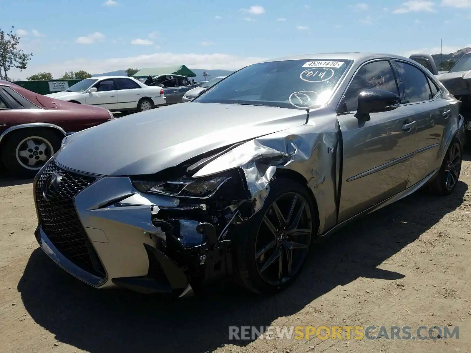 2 Photograph of a damaged car JTHBA1D28K5097010 LEXUS IS 2019