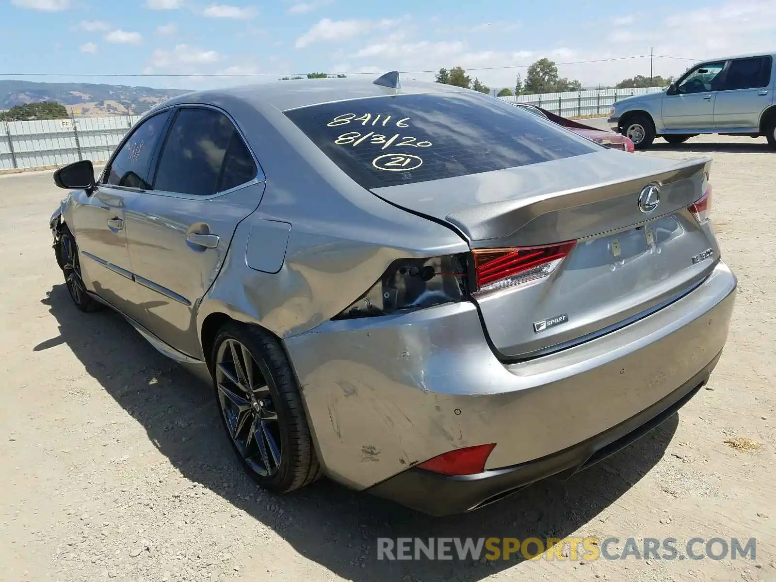 3 Photograph of a damaged car JTHBA1D28K5097010 LEXUS IS 2019