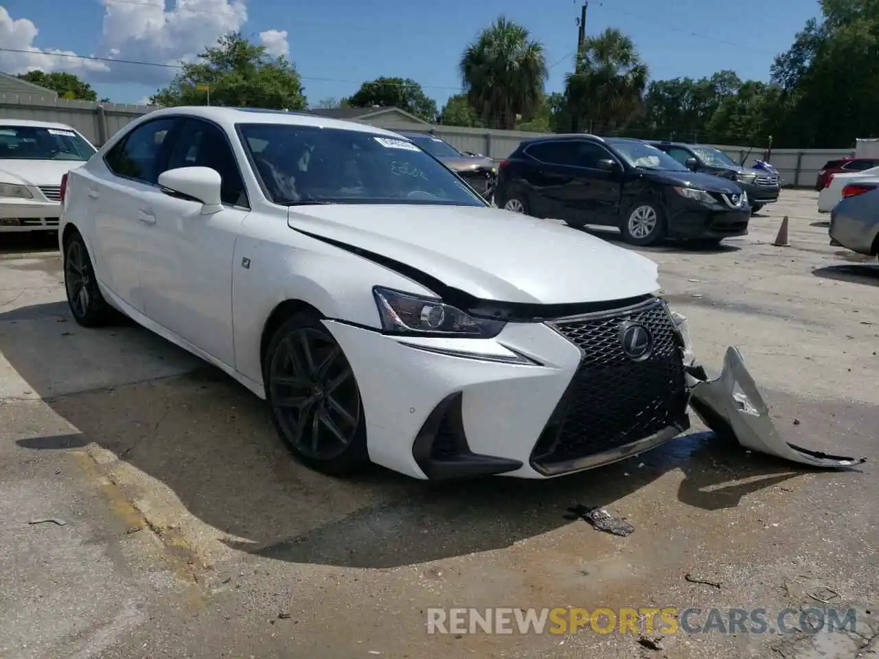 1 Photograph of a damaged car JTHBA1D28K5097363 LEXUS IS 2019