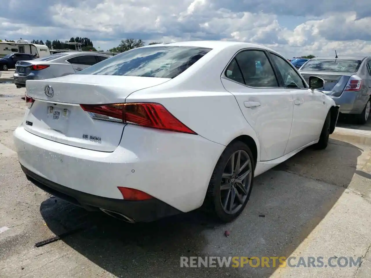 4 Photograph of a damaged car JTHBA1D28K5097363 LEXUS IS 2019