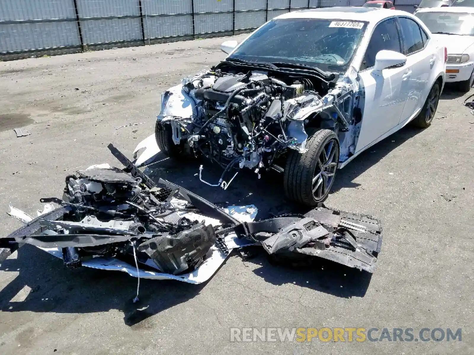 2 Photograph of a damaged car JTHBA1D28K5098528 LEXUS IS 2019