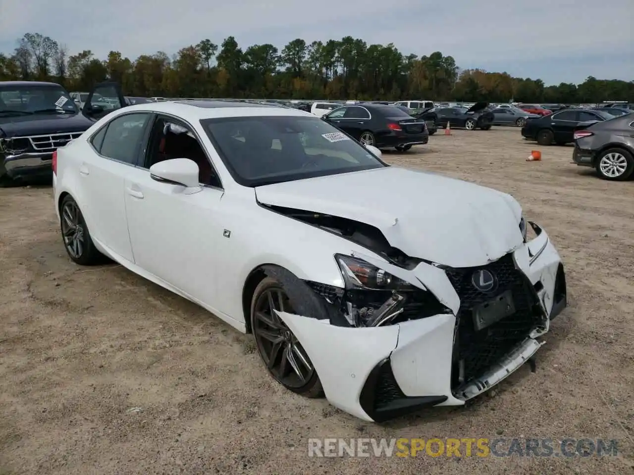 1 Photograph of a damaged car JTHBA1D28K5099369 LEXUS IS 2019