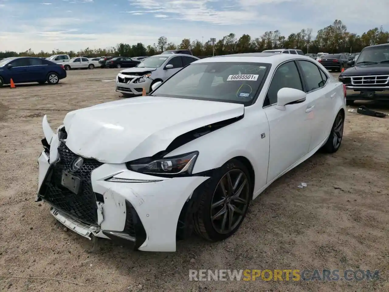 2 Photograph of a damaged car JTHBA1D28K5099369 LEXUS IS 2019