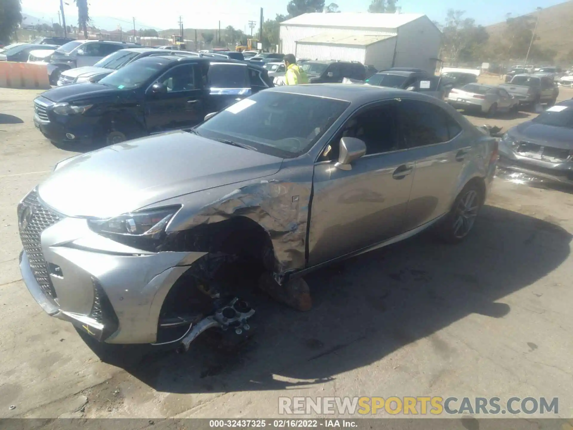 2 Photograph of a damaged car JTHBA1D28K5099534 LEXUS IS 2019