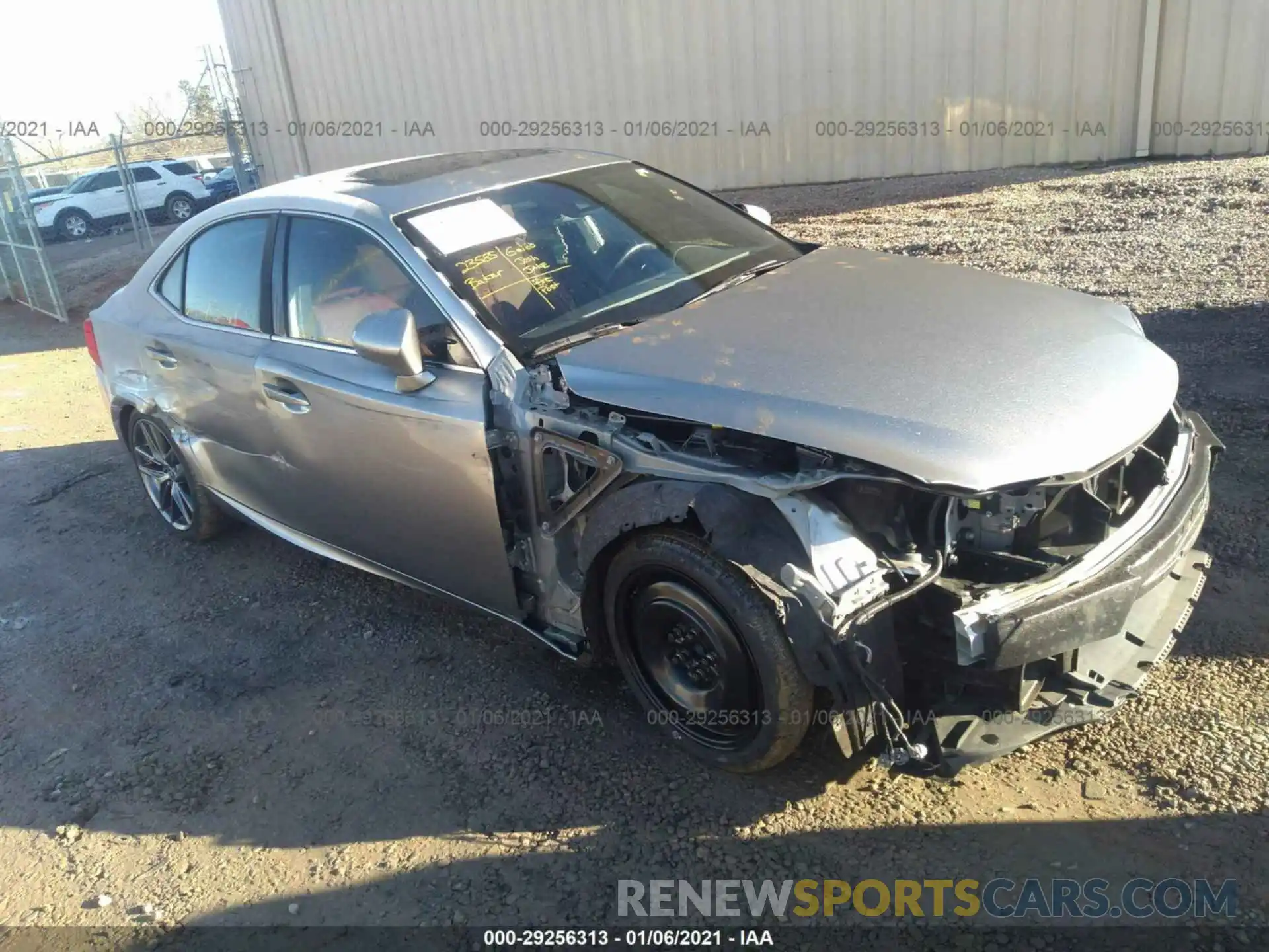 1 Photograph of a damaged car JTHBA1D28K5099825 LEXUS IS 2019