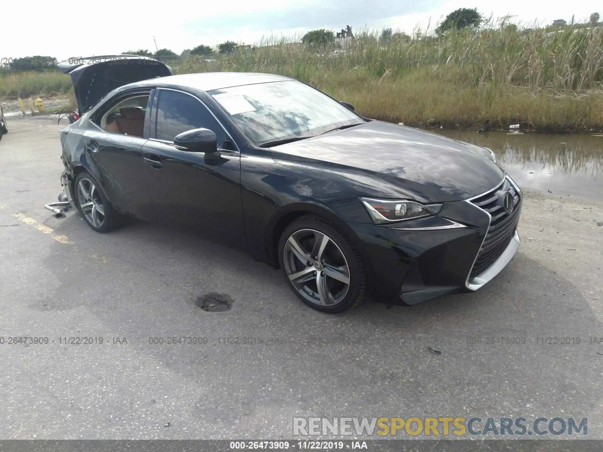 1 Photograph of a damaged car JTHBA1D29K5084296 LEXUS IS 2019