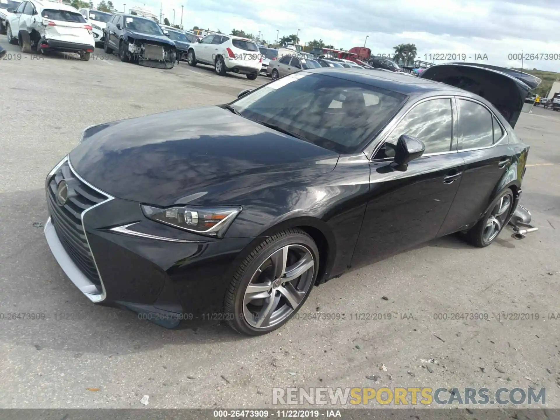 2 Photograph of a damaged car JTHBA1D29K5084296 LEXUS IS 2019