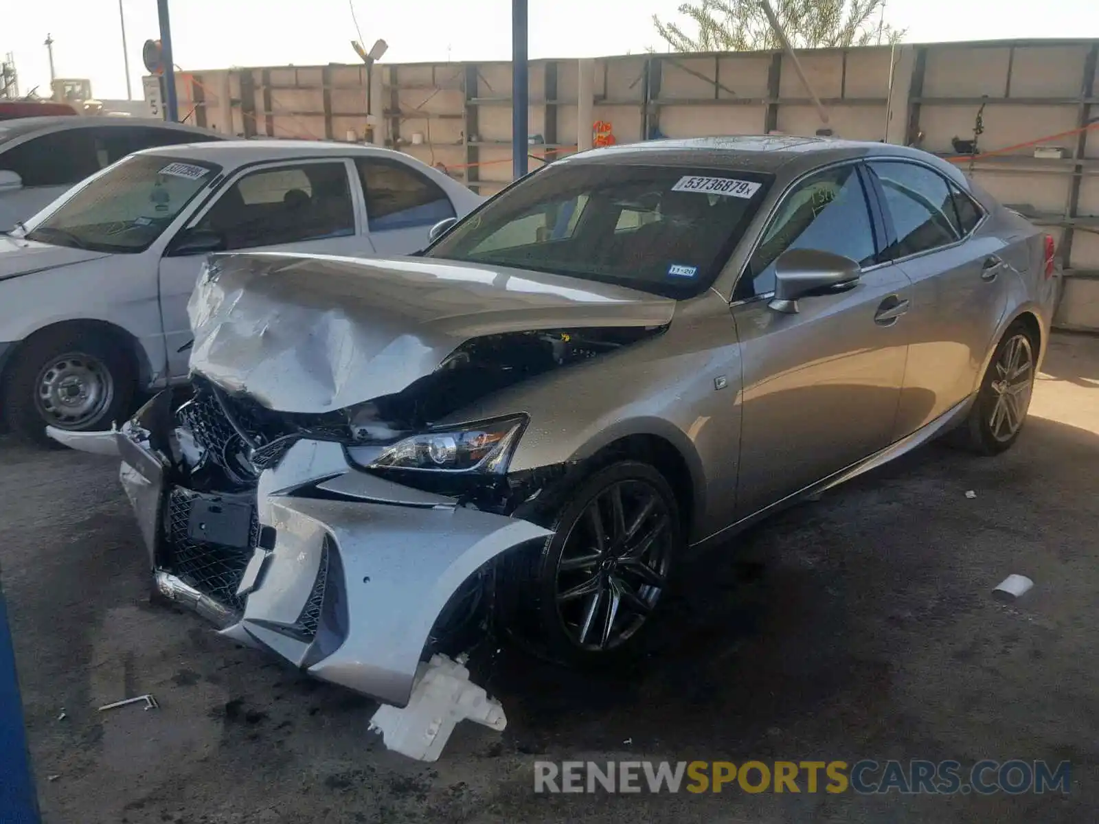 2 Photograph of a damaged car JTHBA1D29K5084301 LEXUS IS 2019