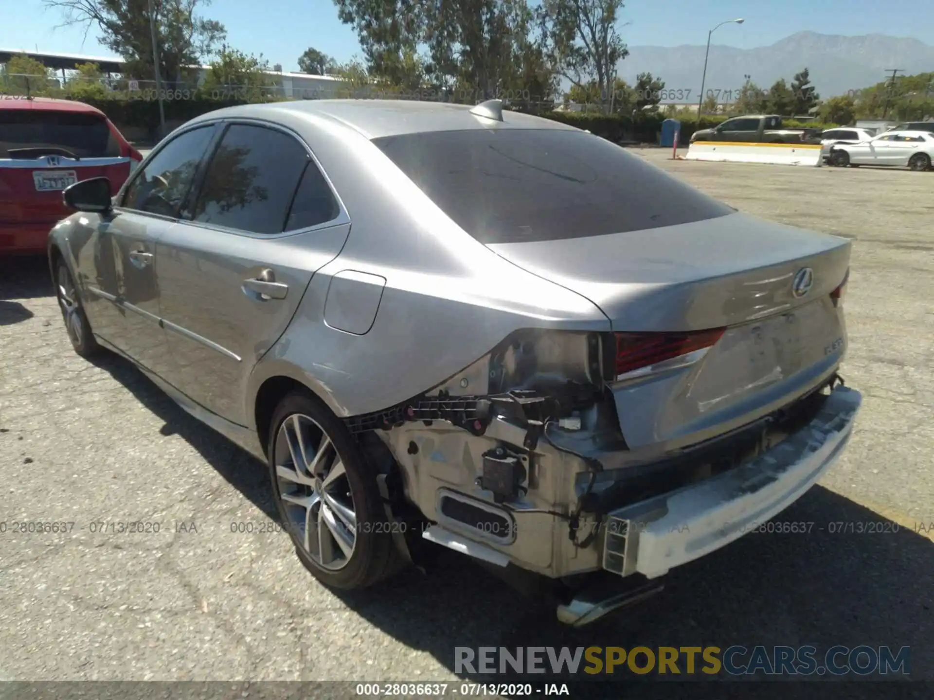 3 Photograph of a damaged car JTHBA1D29K5086520 LEXUS IS 2019