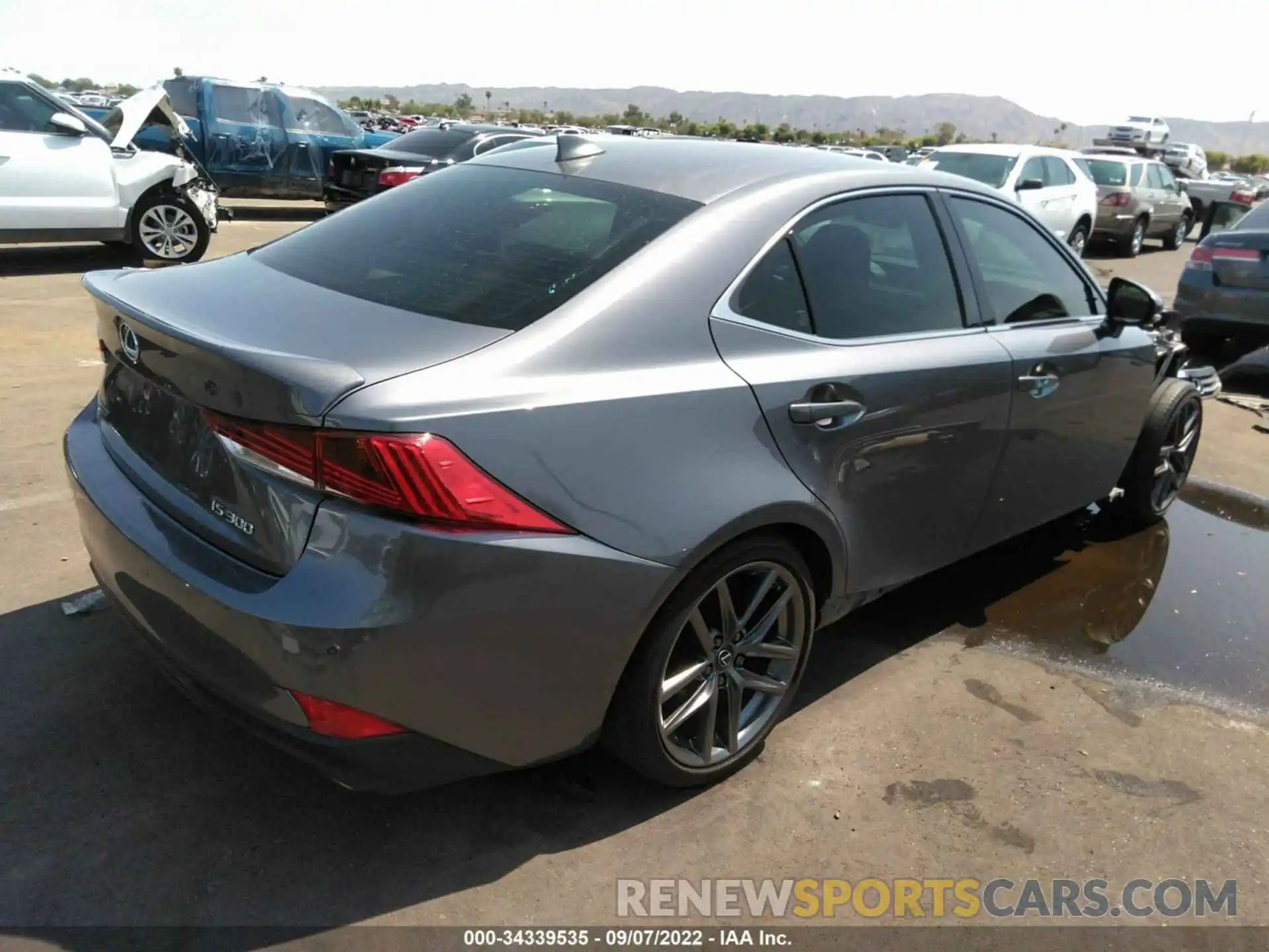 4 Photograph of a damaged car JTHBA1D29K5087909 LEXUS IS 2019