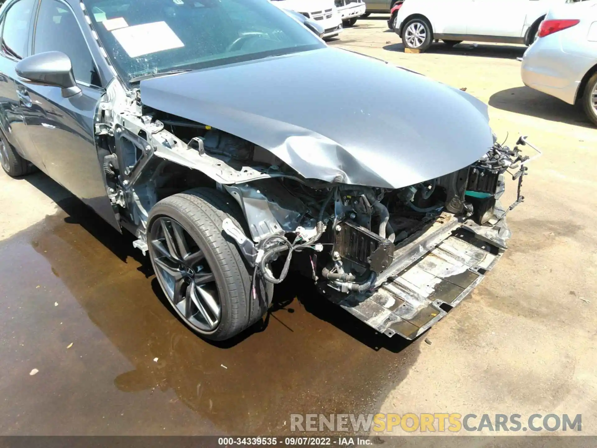 6 Photograph of a damaged car JTHBA1D29K5087909 LEXUS IS 2019