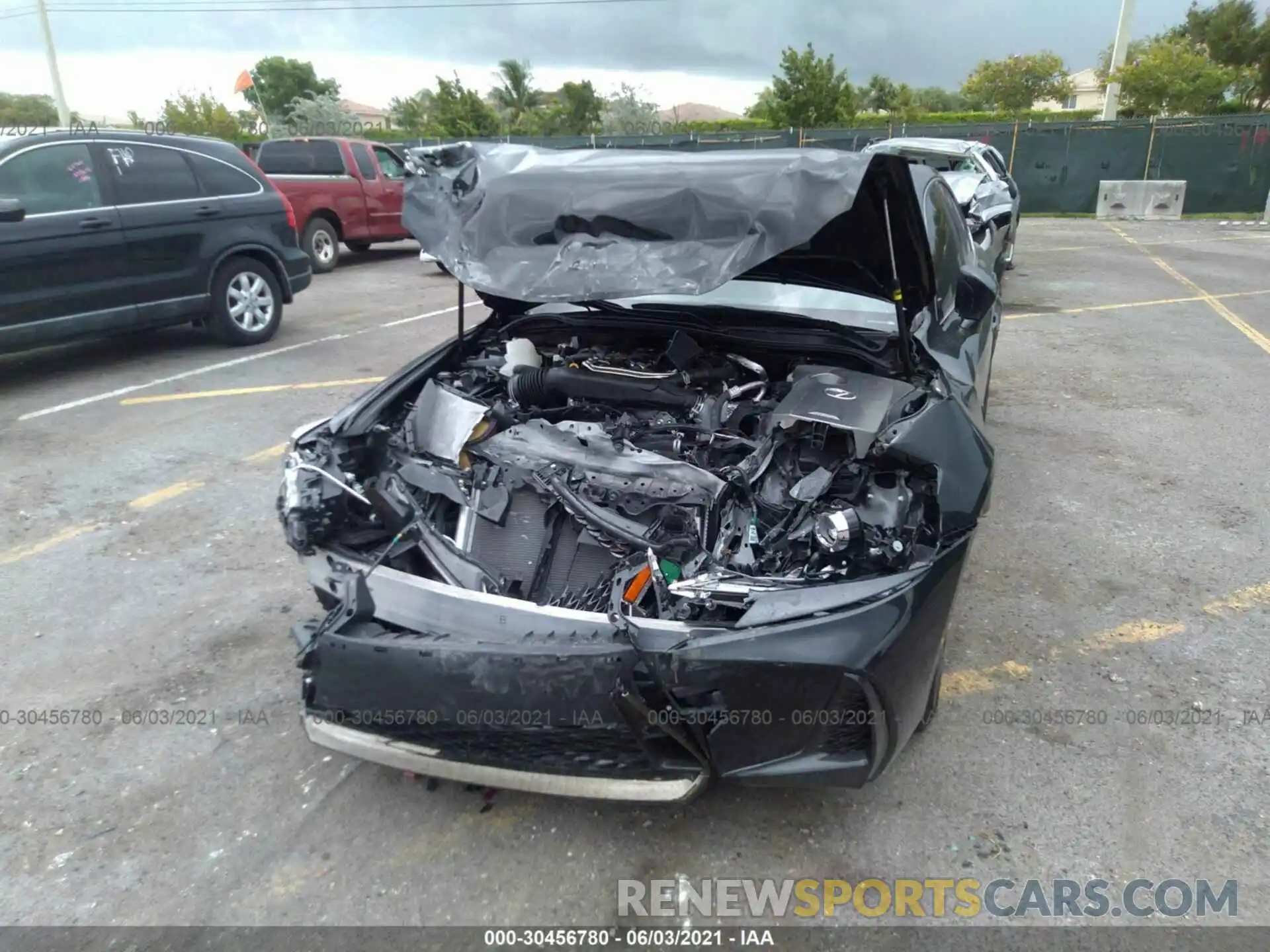 6 Photograph of a damaged car JTHBA1D29K5090342 LEXUS IS 2019