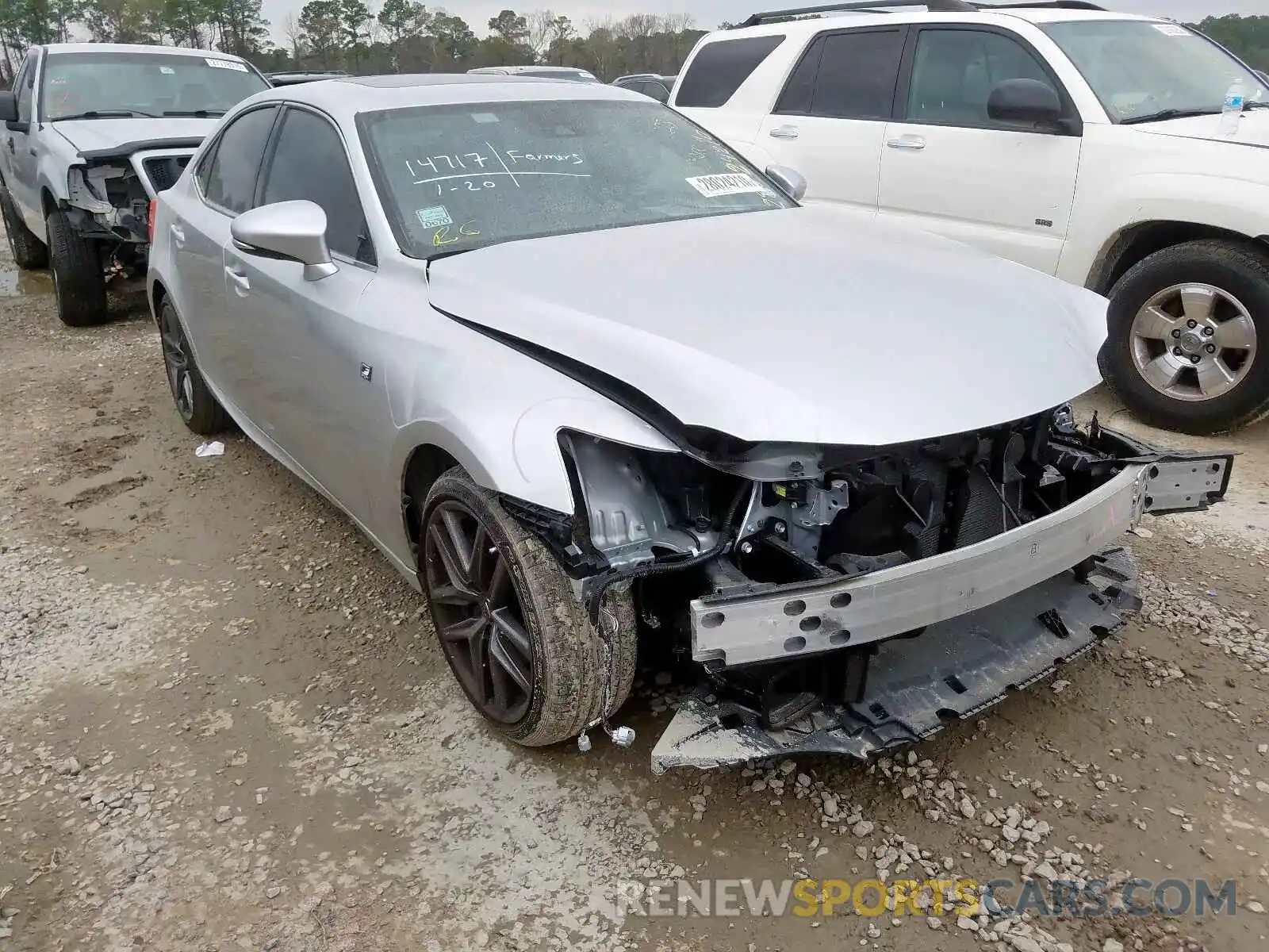 1 Photograph of a damaged car JTHBA1D29K5091636 LEXUS IS 2019