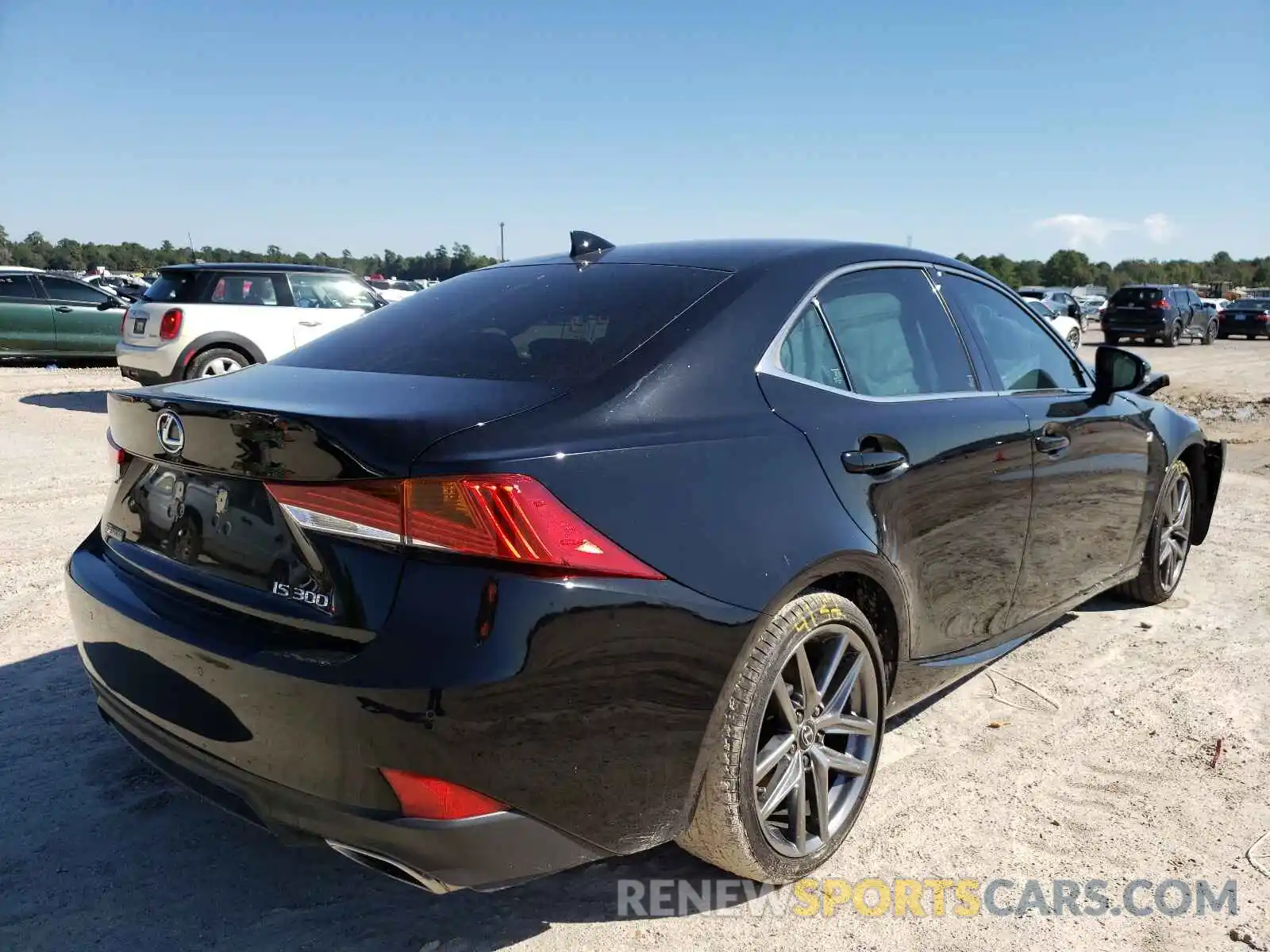 4 Photograph of a damaged car JTHBA1D29K5091703 LEXUS IS 2019