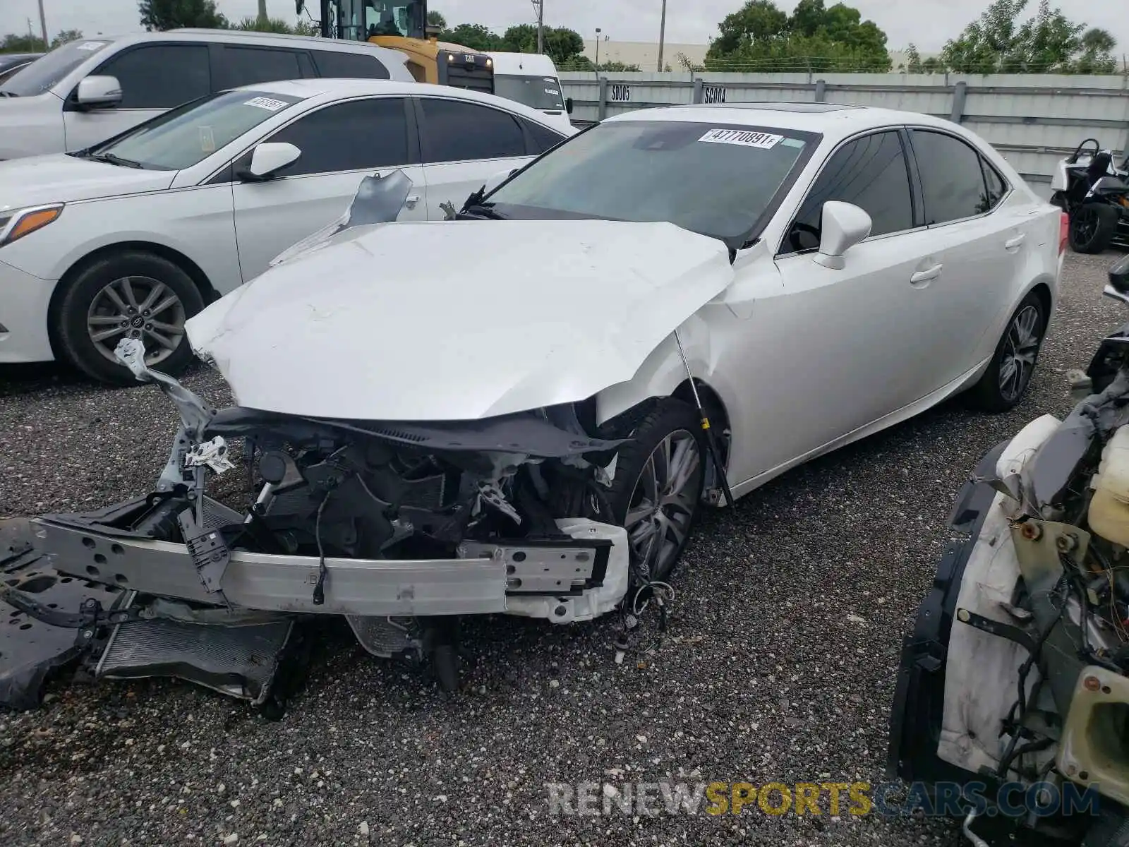 2 Photograph of a damaged car JTHBA1D29K5091930 LEXUS IS 2019