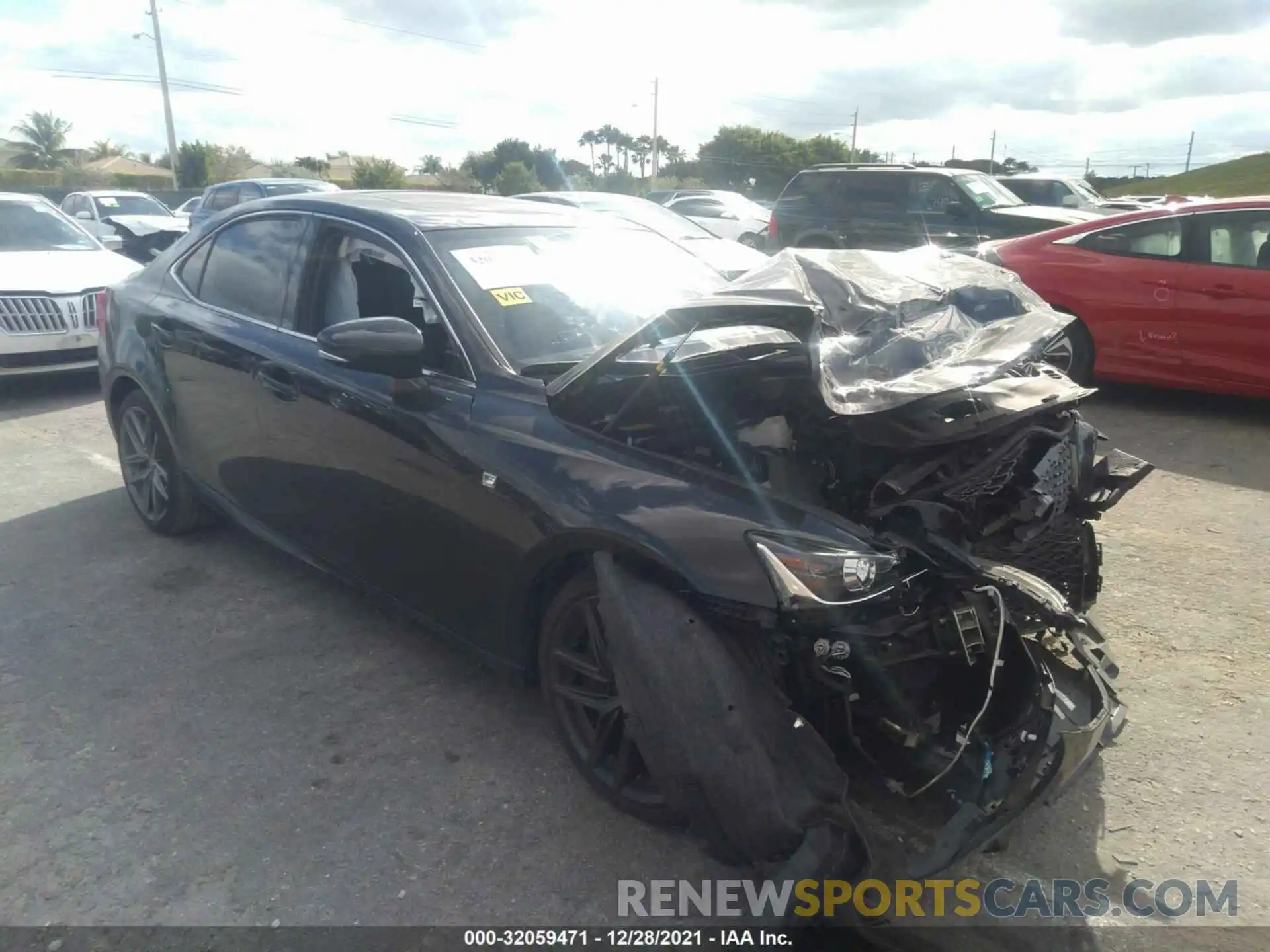 1 Photograph of a damaged car JTHBA1D29K5092026 LEXUS IS 2019