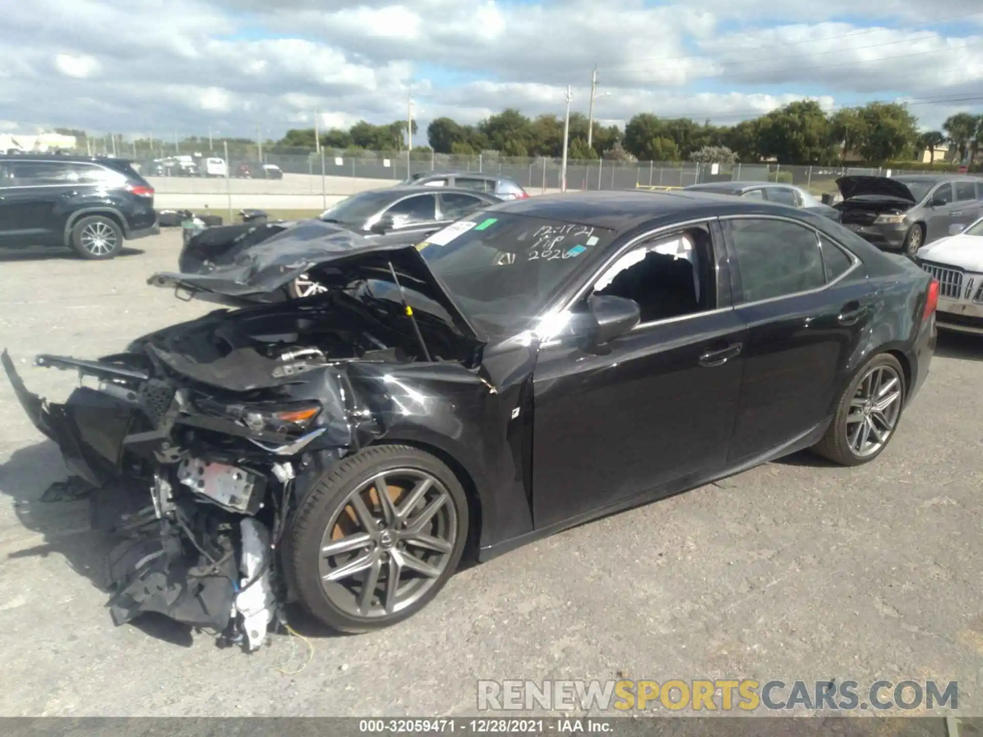 2 Photograph of a damaged car JTHBA1D29K5092026 LEXUS IS 2019