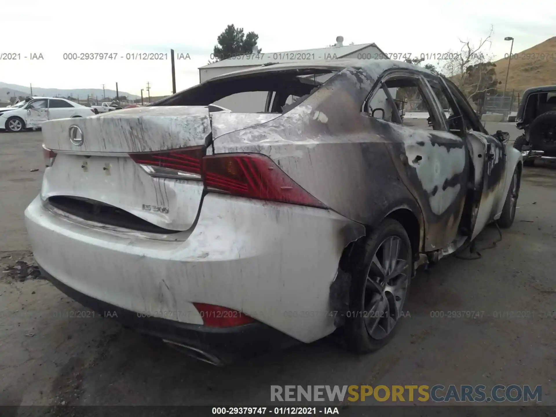 4 Photograph of a damaged car JTHBA1D29K5093483 LEXUS IS 2019