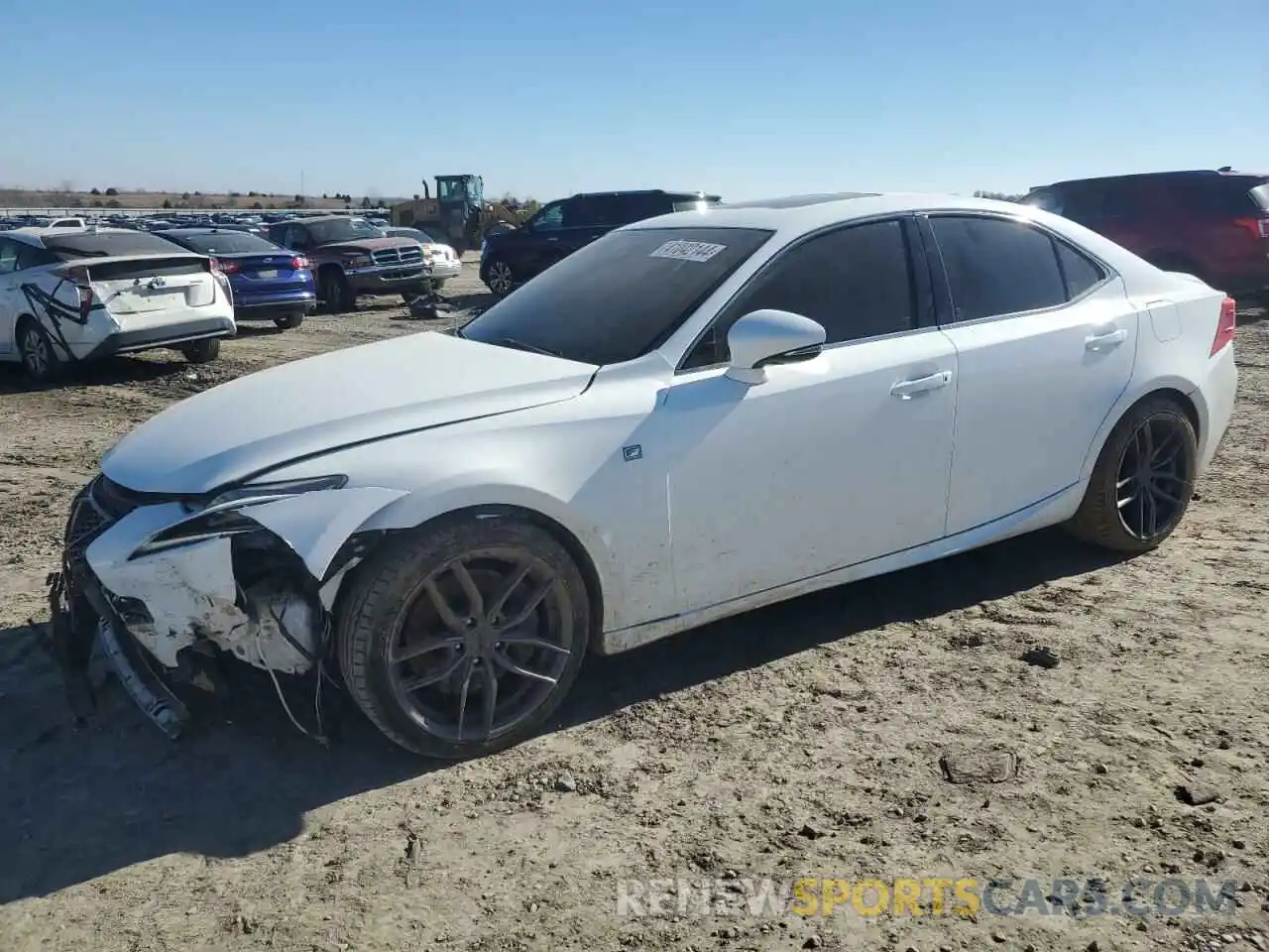 1 Photograph of a damaged car JTHBA1D29K5093841 LEXUS IS 2019