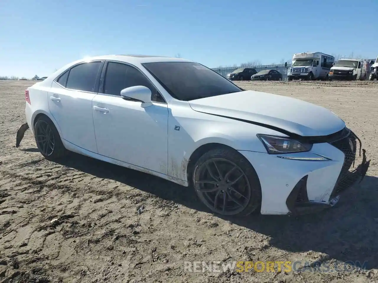 4 Фотография поврежденного автомобиля JTHBA1D29K5093841 LEXUS IS 2019