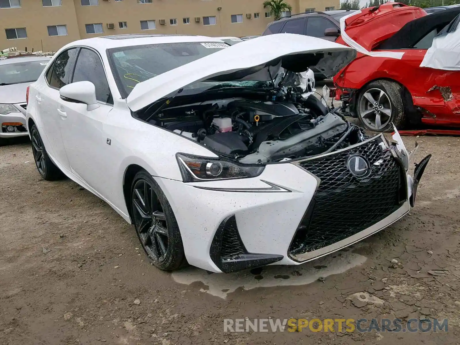 1 Photograph of a damaged car JTHBA1D29K5094195 LEXUS IS 2019