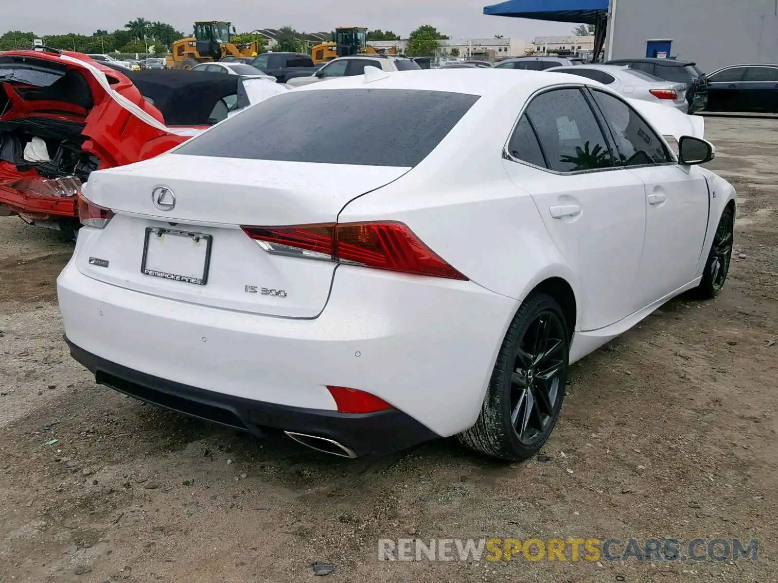 4 Photograph of a damaged car JTHBA1D29K5094195 LEXUS IS 2019