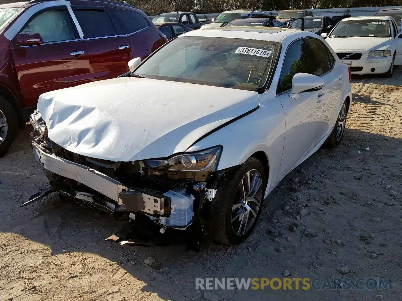 2 Photograph of a damaged car JTHBA1D29K5096206 LEXUS IS 2019