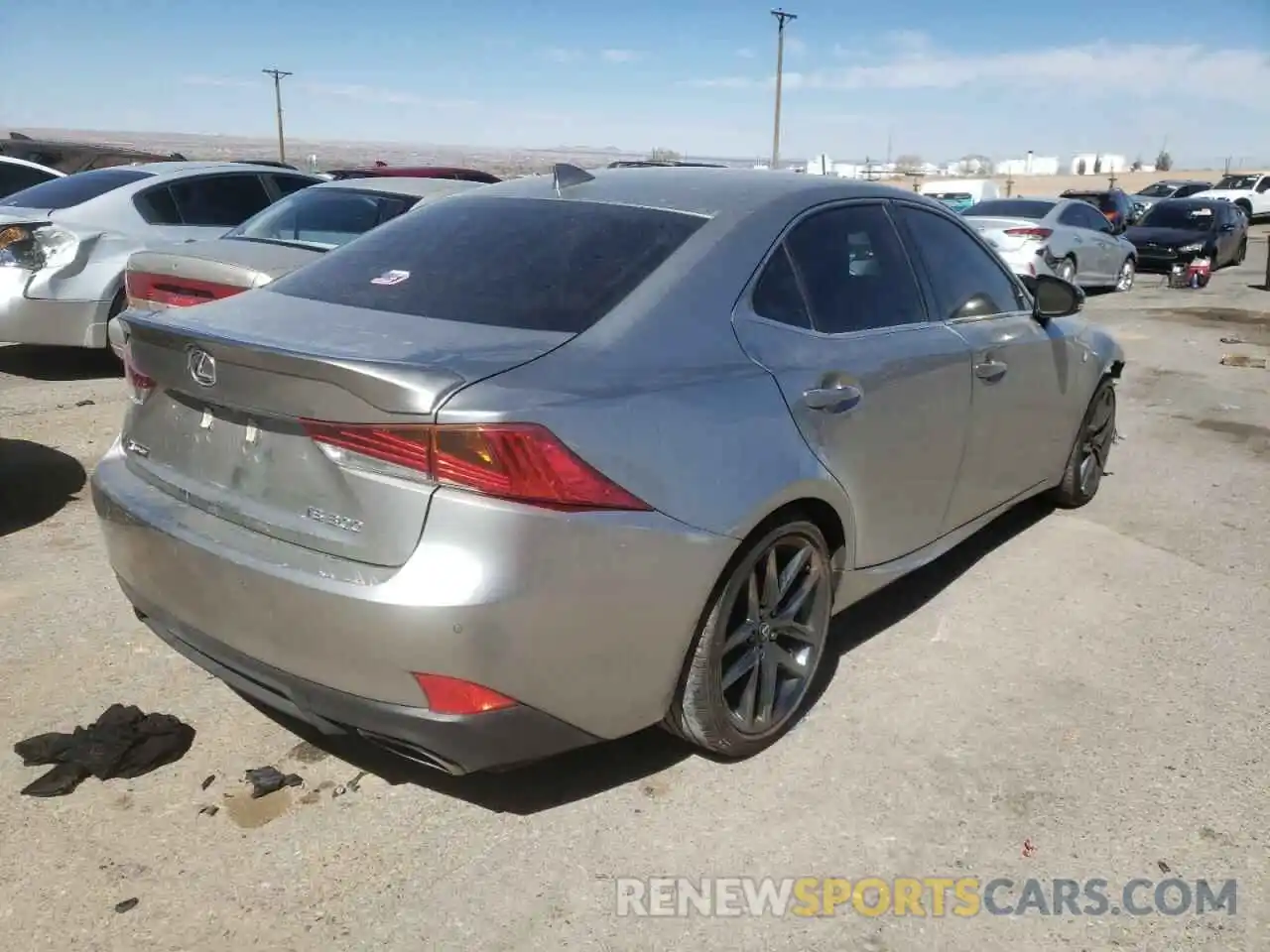 4 Photograph of a damaged car JTHBA1D29K5096237 LEXUS IS 2019