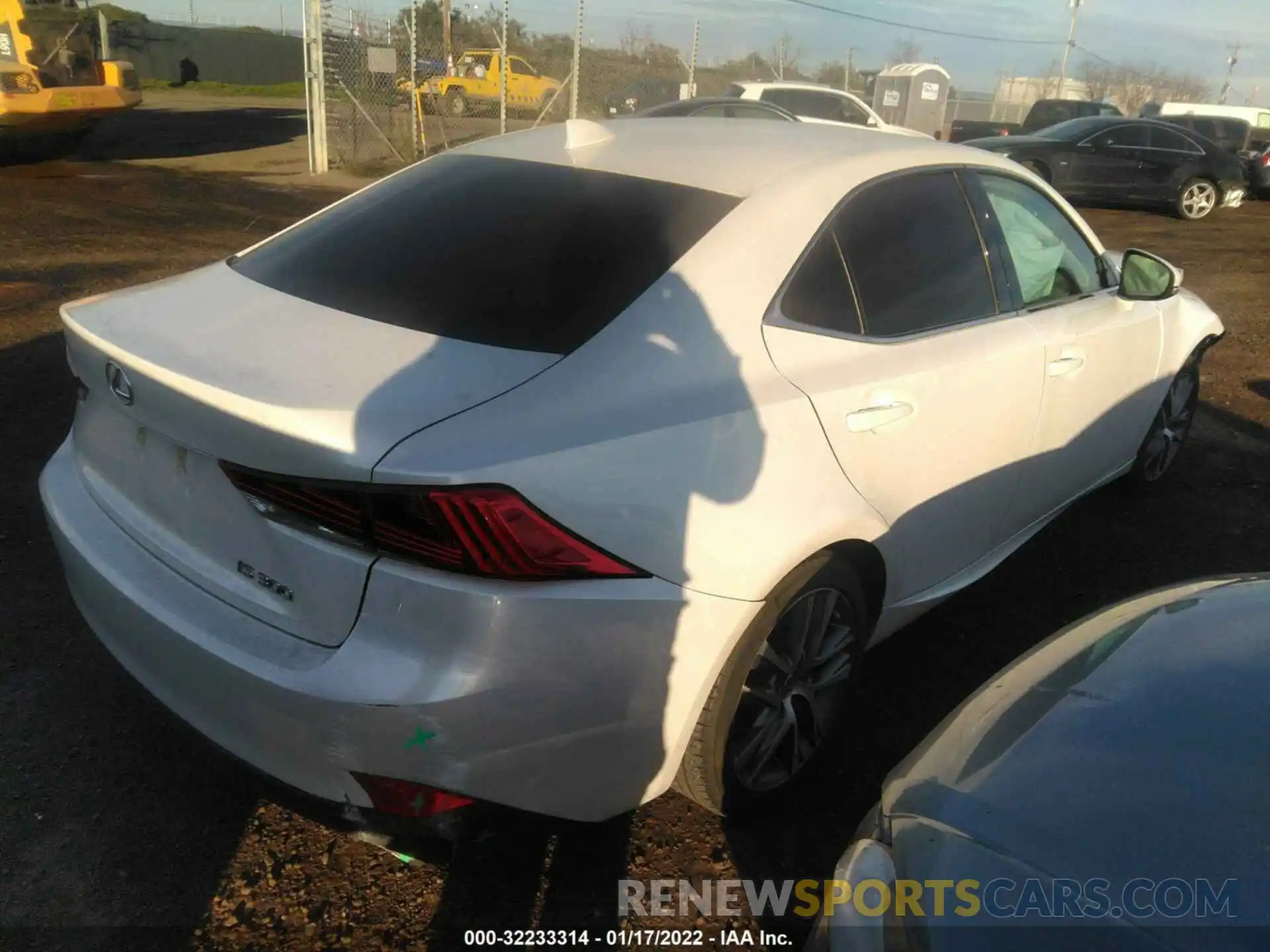 4 Photograph of a damaged car JTHBA1D29K5097033 LEXUS IS 2019