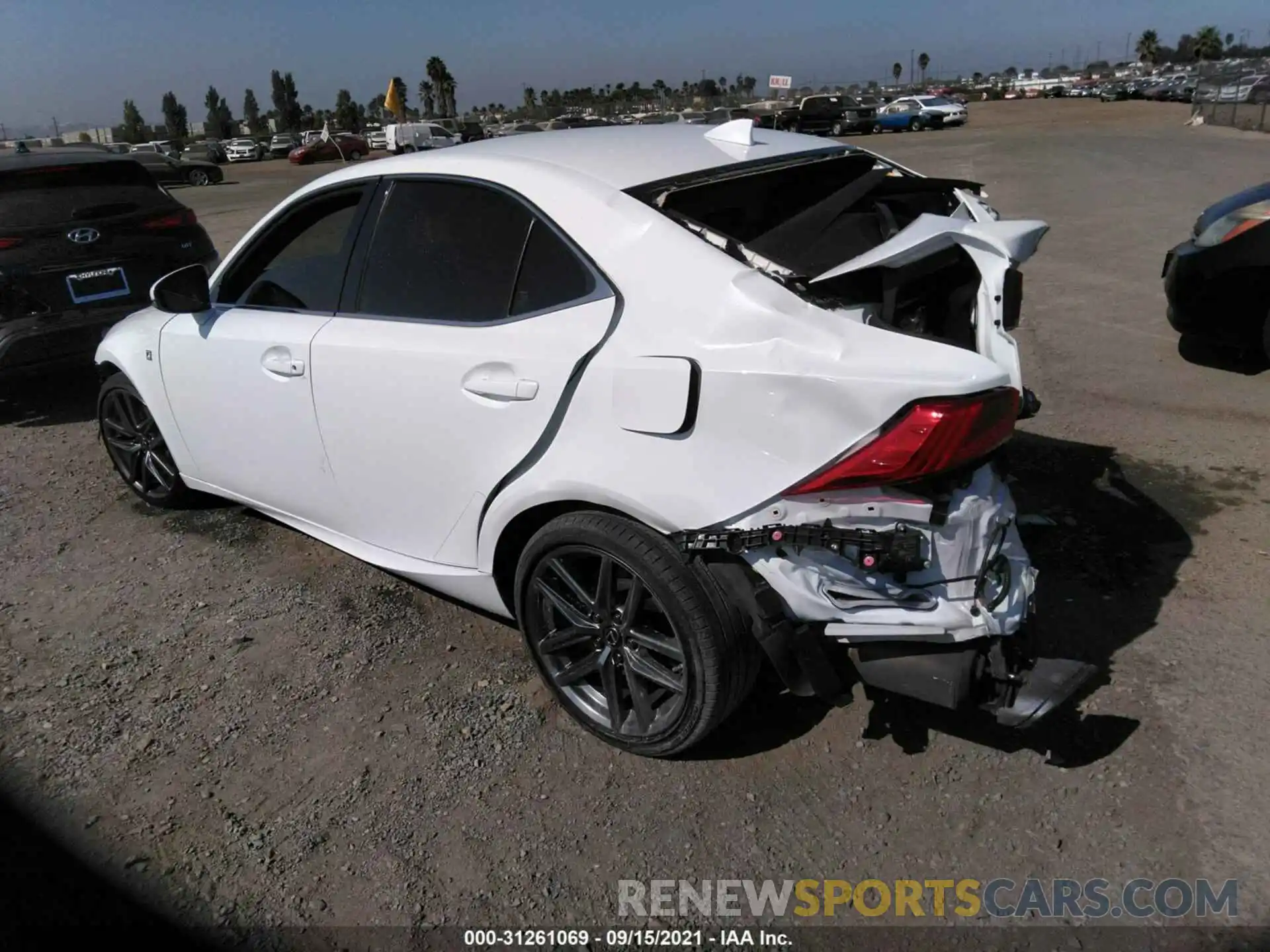 3 Photograph of a damaged car JTHBA1D29K5097212 LEXUS IS 2019