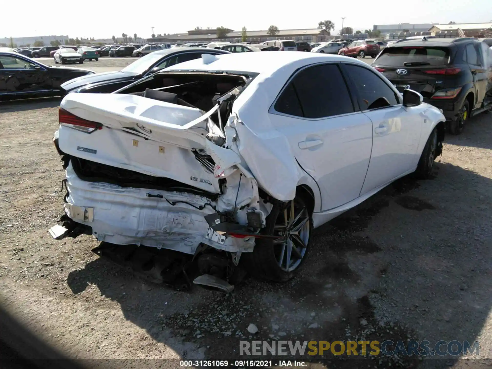 4 Photograph of a damaged car JTHBA1D29K5097212 LEXUS IS 2019