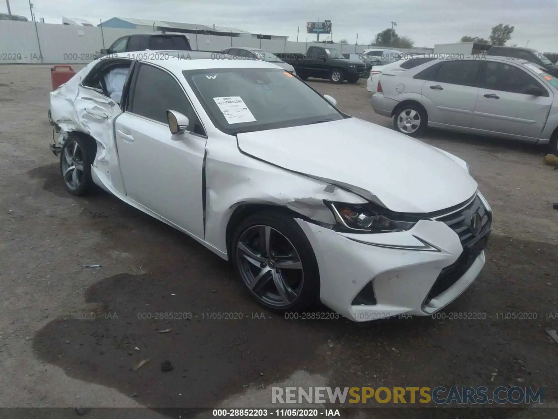 1 Фотография поврежденного автомобиля JTHBA1D29K5097341 LEXUS IS 2019