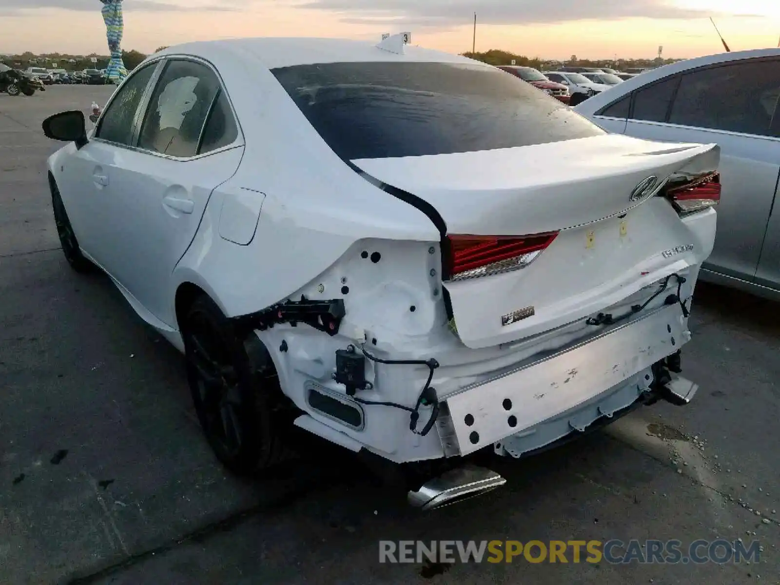 3 Photograph of a damaged car JTHBA1D29K5098019 LEXUS IS 2019