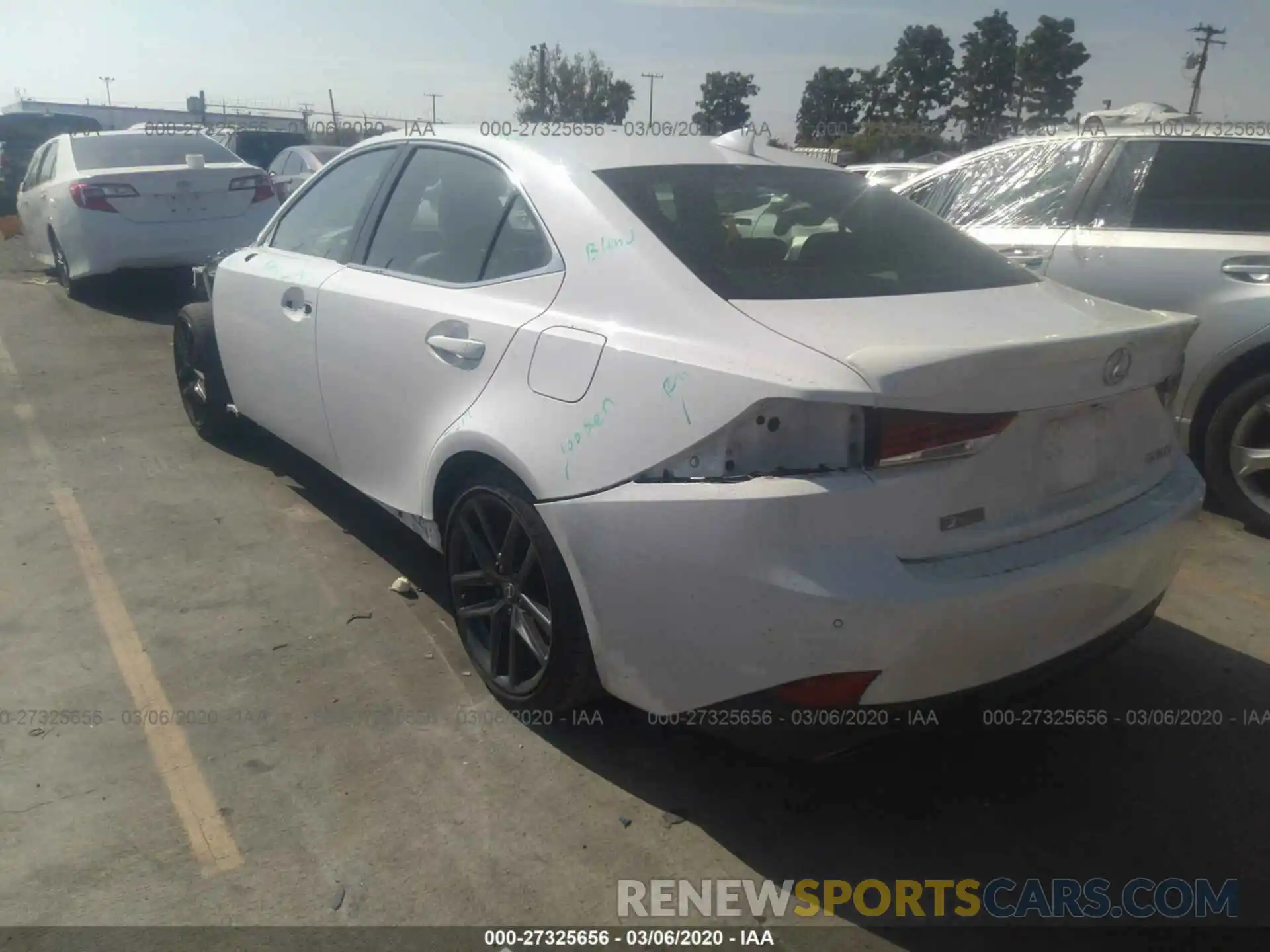 3 Photograph of a damaged car JTHBA1D29K5098179 LEXUS IS 2019