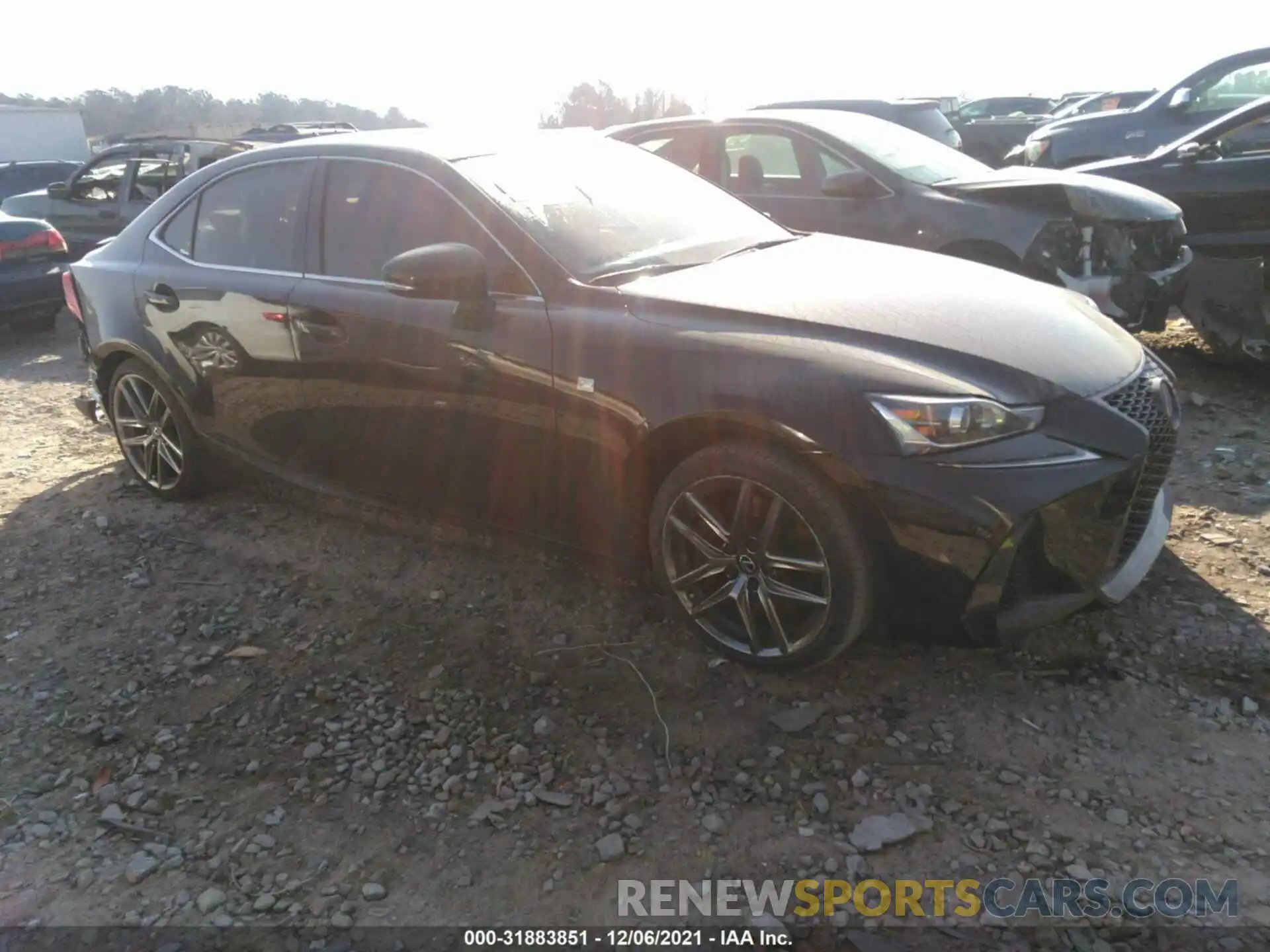 1 Photograph of a damaged car JTHBA1D29K5100349 LEXUS IS 2019