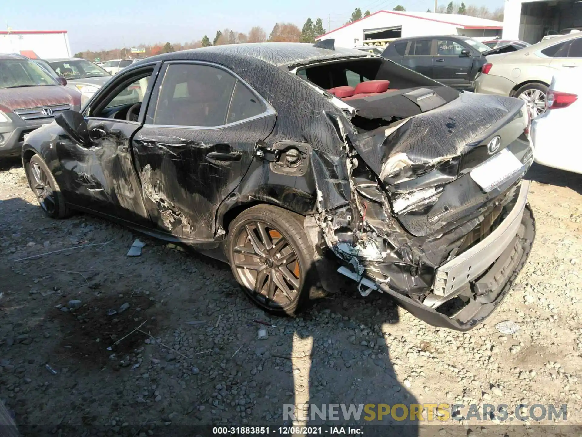 3 Photograph of a damaged car JTHBA1D29K5100349 LEXUS IS 2019