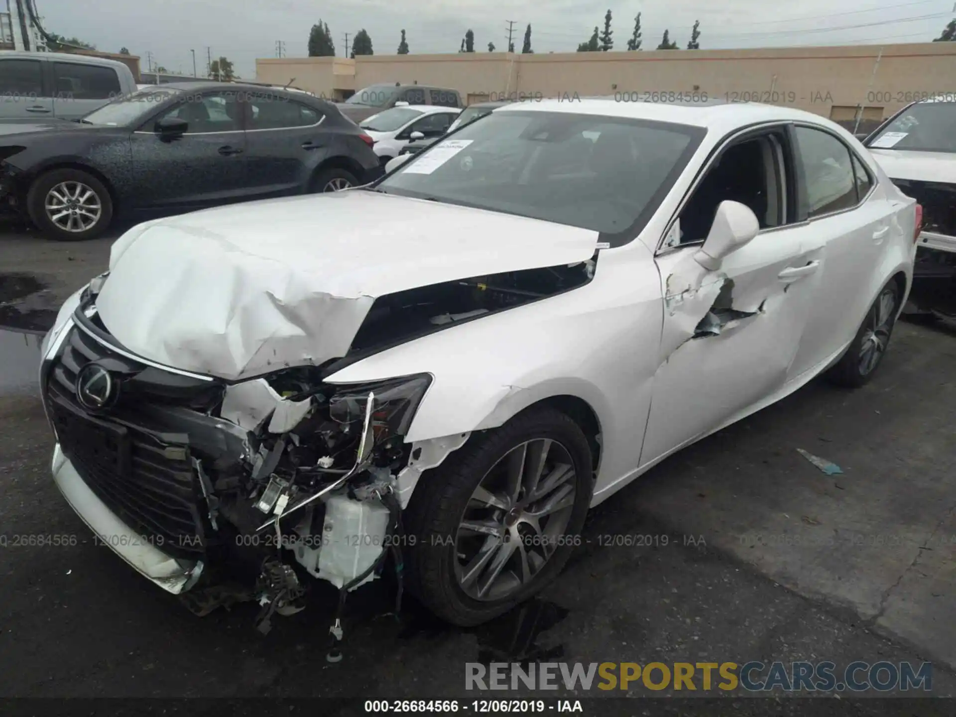 2 Photograph of a damaged car JTHBA1D29K5100495 LEXUS IS 2019