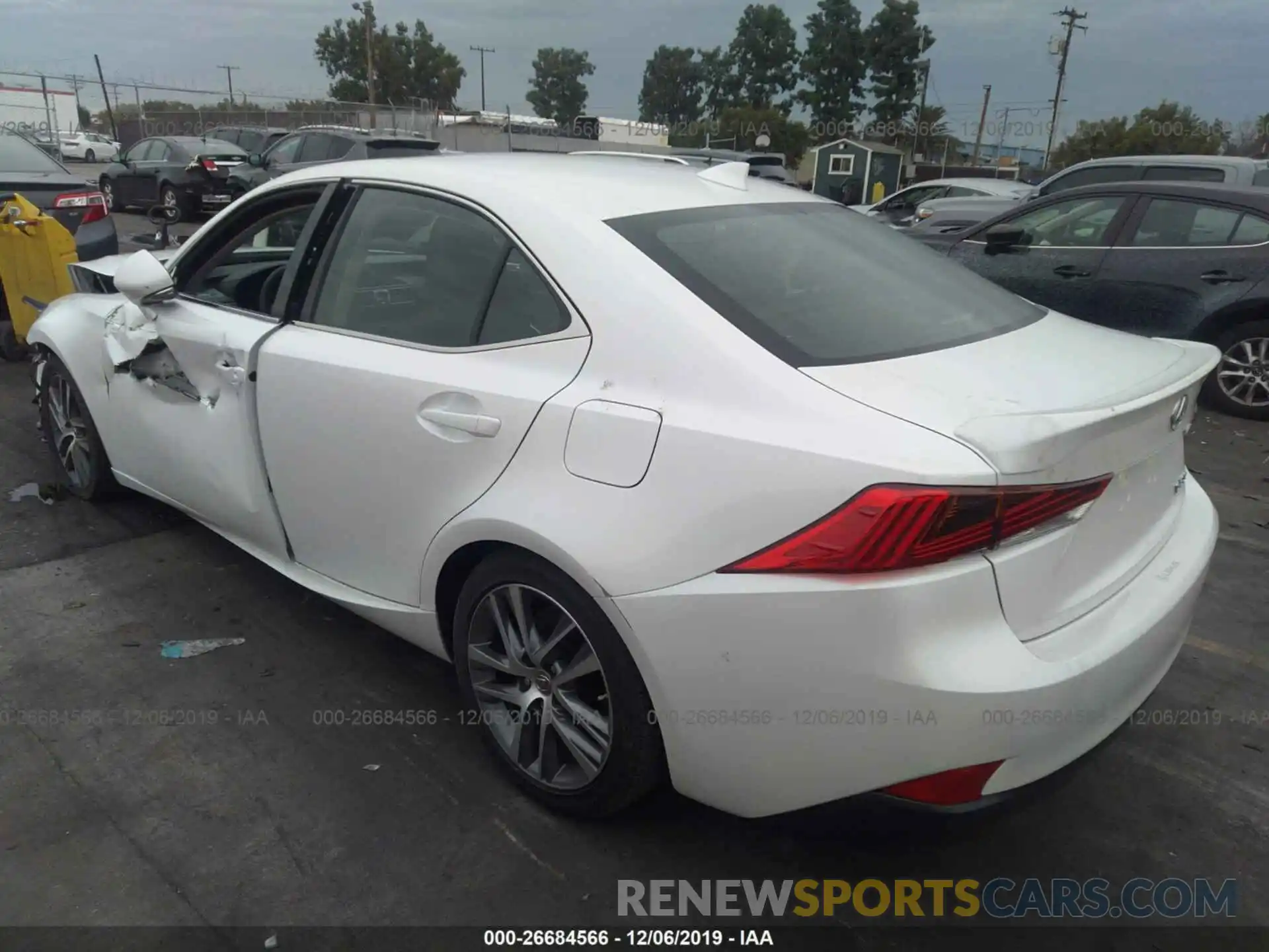 3 Photograph of a damaged car JTHBA1D29K5100495 LEXUS IS 2019