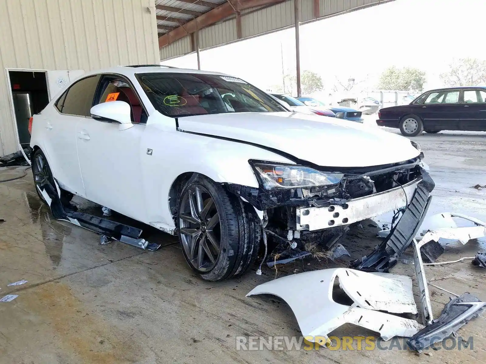 1 Photograph of a damaged car JTHBA1D29K5100755 LEXUS IS 2019