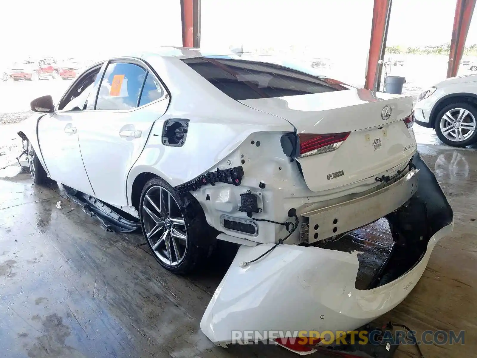 3 Photograph of a damaged car JTHBA1D29K5100755 LEXUS IS 2019