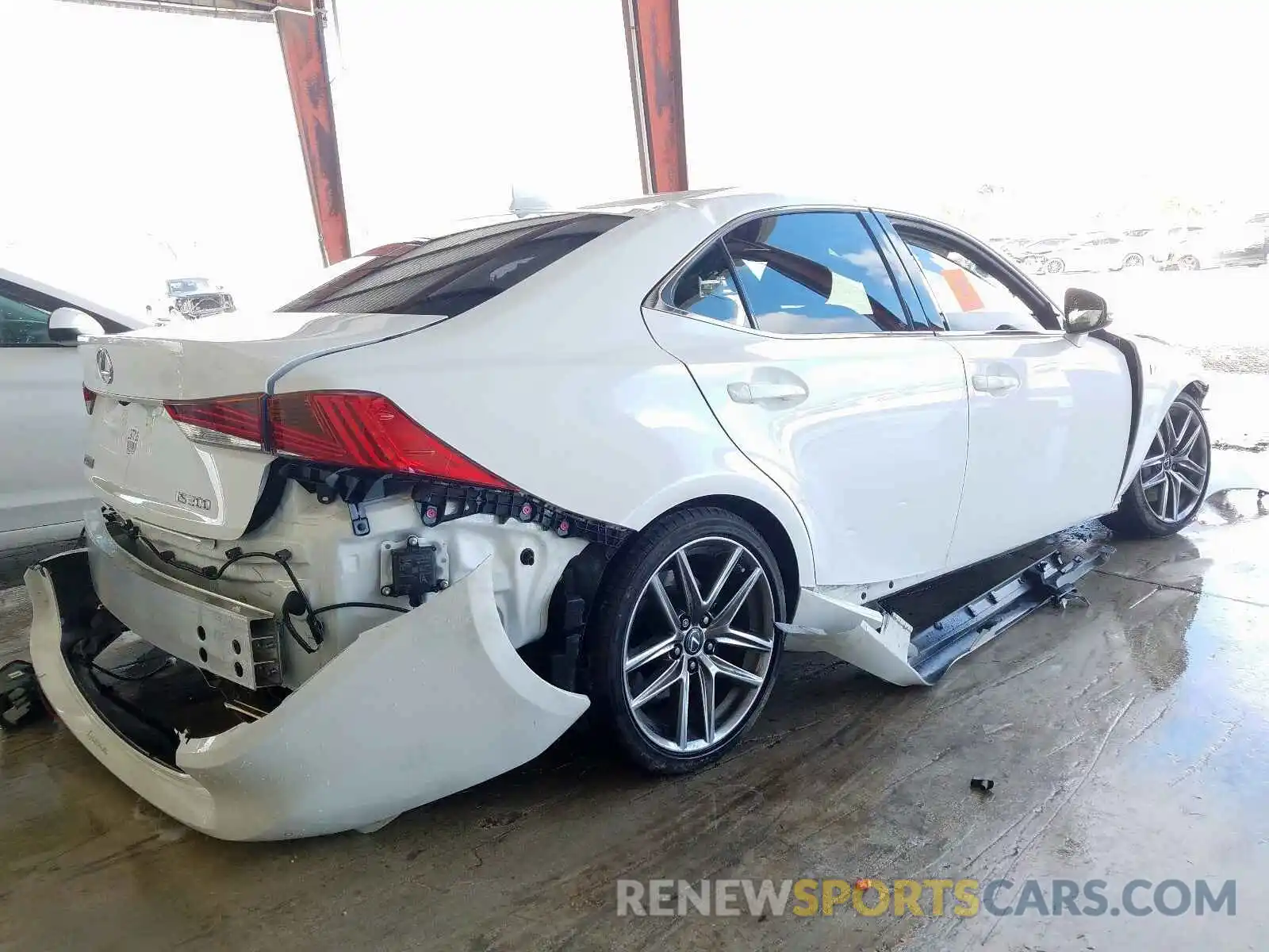 4 Photograph of a damaged car JTHBA1D29K5100755 LEXUS IS 2019