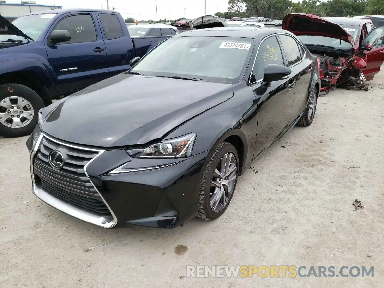 2 Photograph of a damaged car JTHBA1D2XK5084923 LEXUS IS 2019